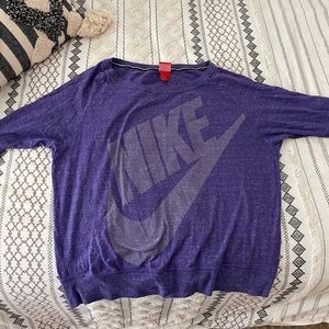 Nike cropped sweater